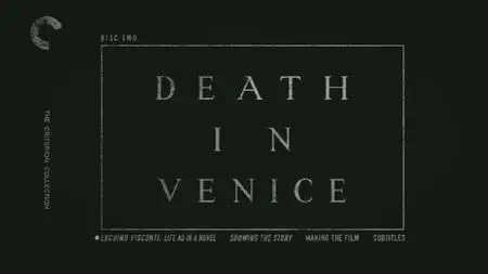 Death in Venice / Morte a Venezia (1971) [Criterion Collection]