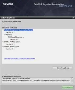 Siemens Simatic TIA Portal V15.0