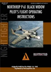 Northrop P-61 Black Widow pilots flight operating instructions