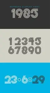 Creativemarket - 0261 - Numbers Font