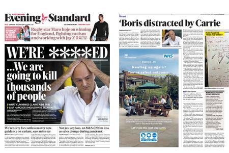 London Evening Standard – May 26, 2021