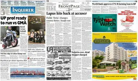 Philippine Daily Inquirer – June 26, 2009