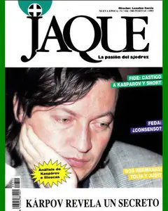 JAQUE • La pasion del Ajedrez • Numero 354 • Junio 1993 (Spanish)