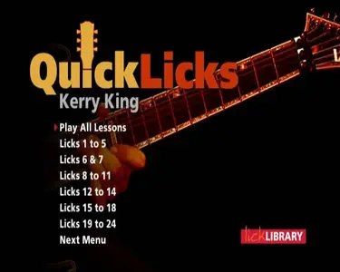 Lick Library - Quick Licks Kerry King Thrash Metal, Key E minor