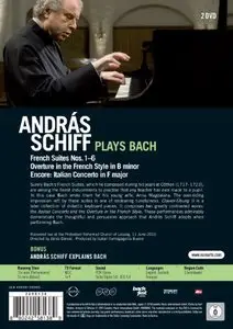 Bach - French Suites Nos.1-6 - András Schiff (dvd) 2011
