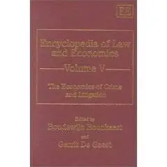 The Economics of Crime and Litigation (Encyclopedia of Law and Economics ,Vol 5) ($278.00)