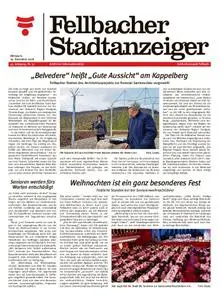 Fellbacher Stadtanzeiger - 19. Dezember 2018
