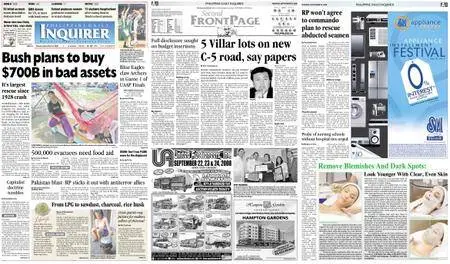 Philippine Daily Inquirer – September 22, 2008