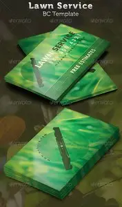 GraphicRiver Lawn Service Business Card Template