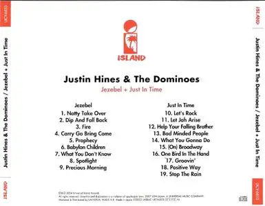 Justin Hinds And The Dominoes - Jezebel + Just In Time (2004) {2007, Remastered, Japan}
