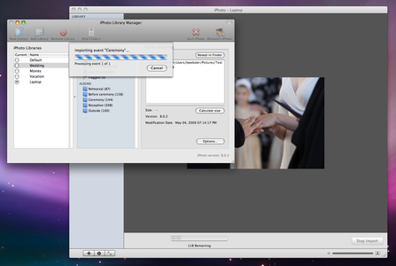 IPhoto Library Manager v3.7.3 Mac OS X