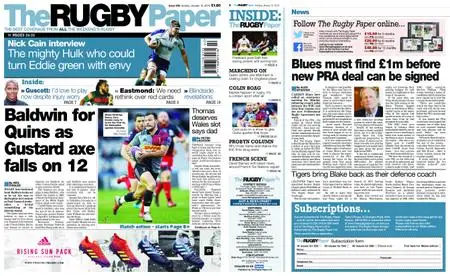 The Rugby Paper – January 13, 2019