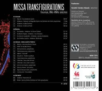 Psallentes - Missa Transfigurationis - Tournai, XVe-XVIe siècles (2015) {Musique en Wallonie Official Digital Download}