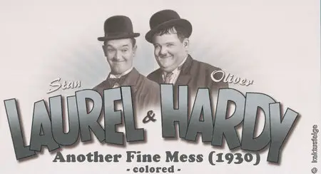 LAUREL & HARDY: Another Fine Mess (1930) - colored -