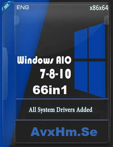 Windows ALL (7,8.1,10) All Editions With Updates AIO 66in1 (x86/x64)April 2021 Preactivated