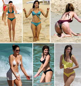 Stephanie Seymour  - Paparazzi Bikini Photos (Set 1-6)