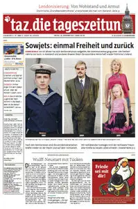 Tageszeitung TAZ vom 23 Dezember 2011