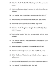 Dentistry: The Unexplained, the Absurd, and the True