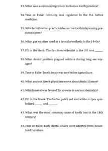 Dentistry: The Unexplained, the Absurd, and the True