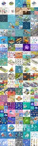 Bundle isometric concept vector design vol 21