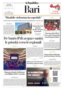 la Repubblica Bari - 29 Agosto 2024