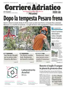 Corriere Adriatico Pesaro - 22 Agosto 2025