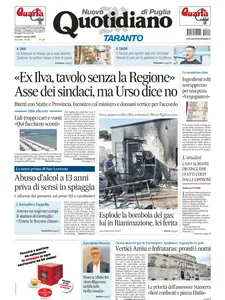 Quotidiano di Puglia Taranto - 11 Agosto 2025