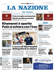 La Nazione Pisa Pontedera - 22 Giugno 2025