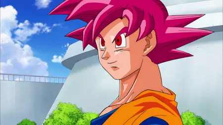 Dragon Ball Super (2015 S01E10 Show Us Goku! The Power of a Super Saiyan God! ZR