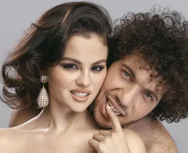 Selena Gomez and Benny Blanco by Roe Ethridge for Interview March 2025