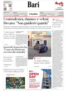 la Repubblica Bari - 26 Ottobre 2025