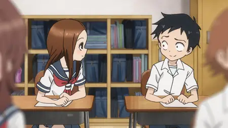 Teasing Master Takagi san (2018 S01E05 Studying for the Test Test Test Results Bookstore Shelter from the Rain KH