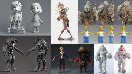 Professional Modelling of 3D Cartoon Characters