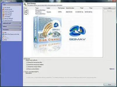 SBMAV Disk Cleaner 2009 3.34