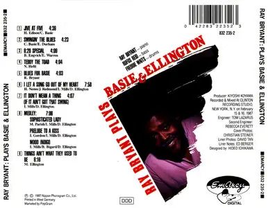 Ray Bryant – Plays Basie And Ellington (1987)(Emarcy-Digital Rcording)