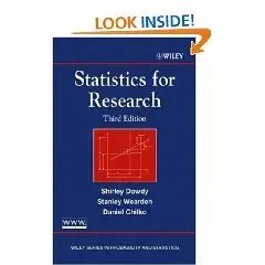 Statistics for Research 