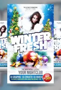 GraphicRiver Winter Party Flyer