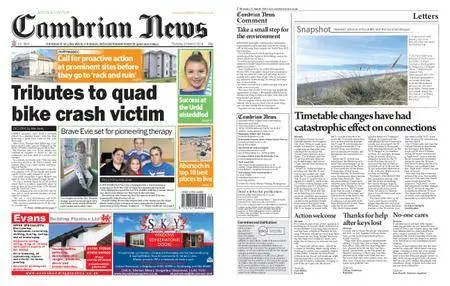 Cambrian News Arfon & Dwyfor – 23 March 2018