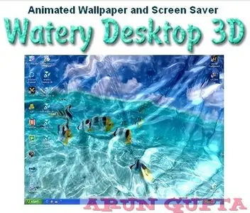 Watery Desktop 3D ScreenSaver 3.15