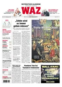 WAZ Westdeutsche Allgemeine Zeitung Duisburg-West - 24. Dezember 2018
