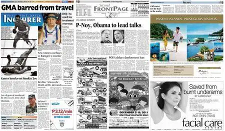 Philippine Daily Inquirer – November 09, 2011