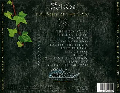 Kaledon - Legend Of The Forgotten Reign - Chapter IV: Twilight Of The Gods (2006)