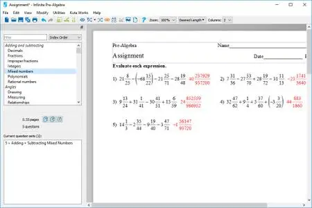 Infinite Pre-Algebra 2.62