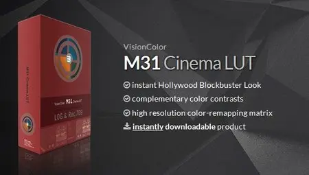 M31 & OSIRIS Cinema & Film LUTS for Photoshop, AE ,Premiere Pro, Resolve and FCP X