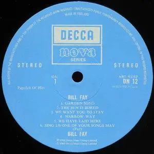 Bill Fay – Bill Fay (1970) 24-bit/96kHz Vinyl Rip