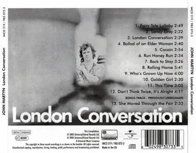 John Martyn - London Conversation (1967) {2005, Remastered & Expanded}