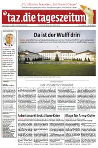 Tageszeitung TAZ vom 4 Januar 2012