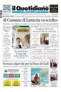 il Quotidiano del Sud Cosenza - 24 Ottobre 2017