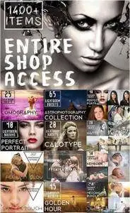 CreativeMarket - 1400+ Entire Shop Access LR & PS