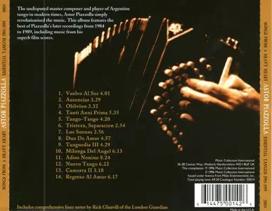 Astor Piazzolla - Songs From A Heavy Heart (Essential Tangos 1984-89)